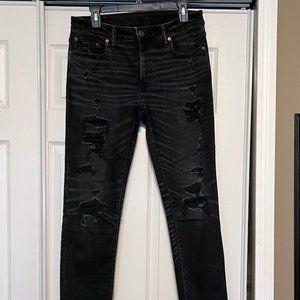 Men's Black Denim - American Eagle
